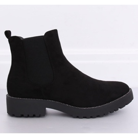 Stivaletti Chelsea neri da donna 7683-PA Black nero 2
