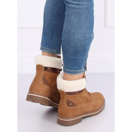 Stivali in legno cammello 185-PA Camel marrone 2