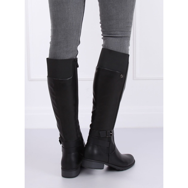 Stivali neri isolati SG-226 Black nero 2