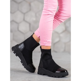 SHELOVET Stivali alla moda slip-on nero 2