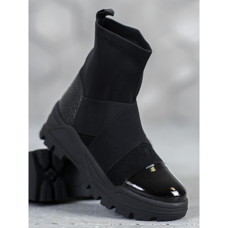 SHELOVET Stivali alla moda slip-on nero 1