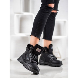 Yes Mile Sneakers Con Pelliccia nero 1
