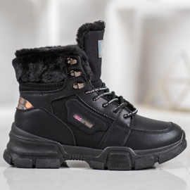 Yes Mile Sneakers Con Pelliccia nero 2