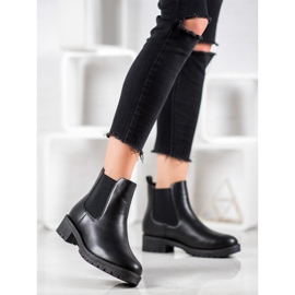 SHELOVET Stivaletti Chelsea Slip-On nero 1