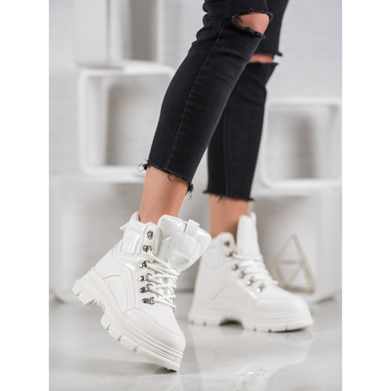 SHELOVET Scarpe da ginnastica calde bianca 2