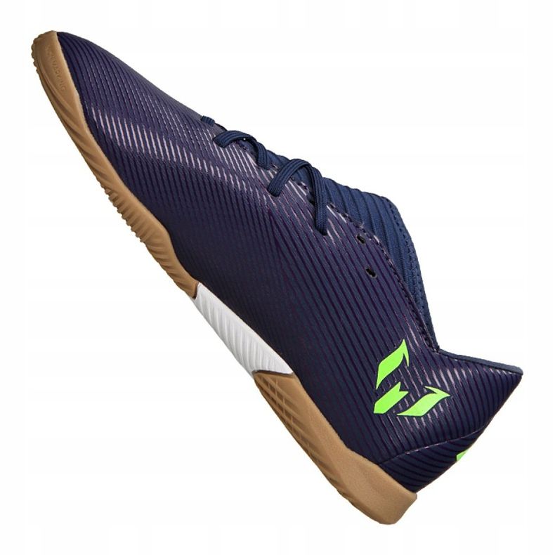 Adidas Nemeziz Messi 19.3 In Jr EF1815 scarpe blu navy viola 1