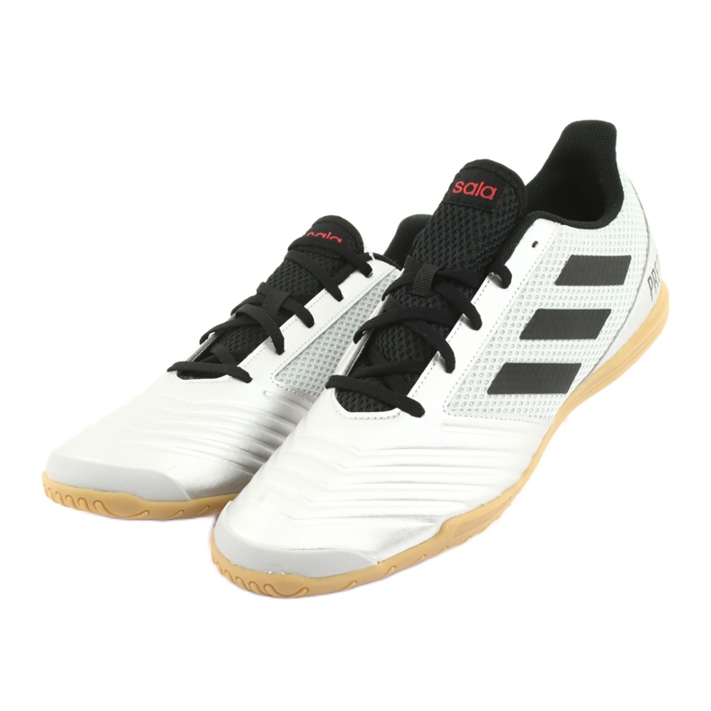 Scarpe indoor adidas Predator 19.4 In M F35630 argento 2