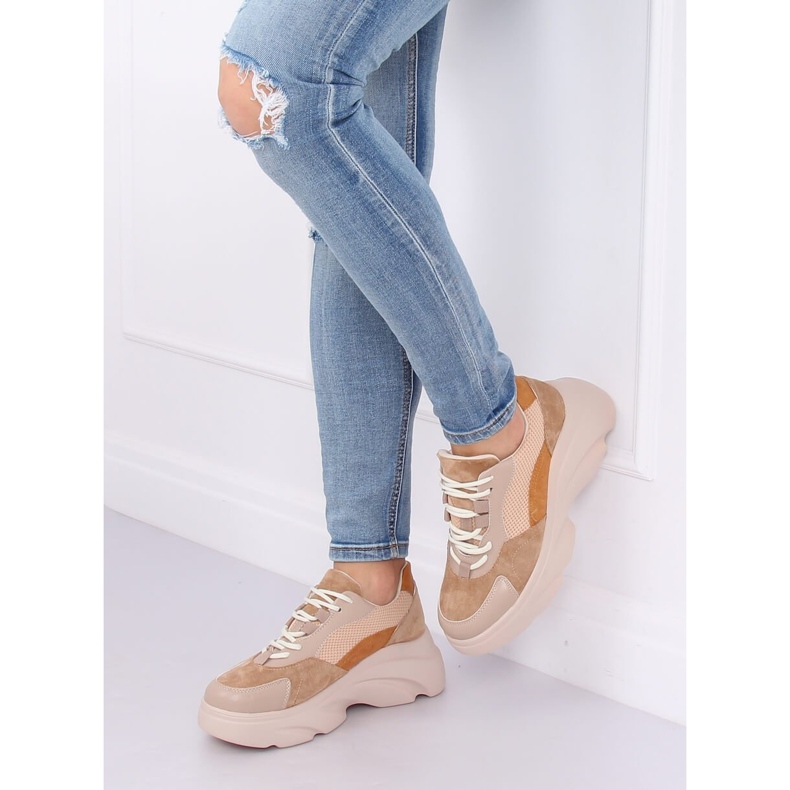 Scarpe da ginnastica cammello NH-31 multicolore 1
