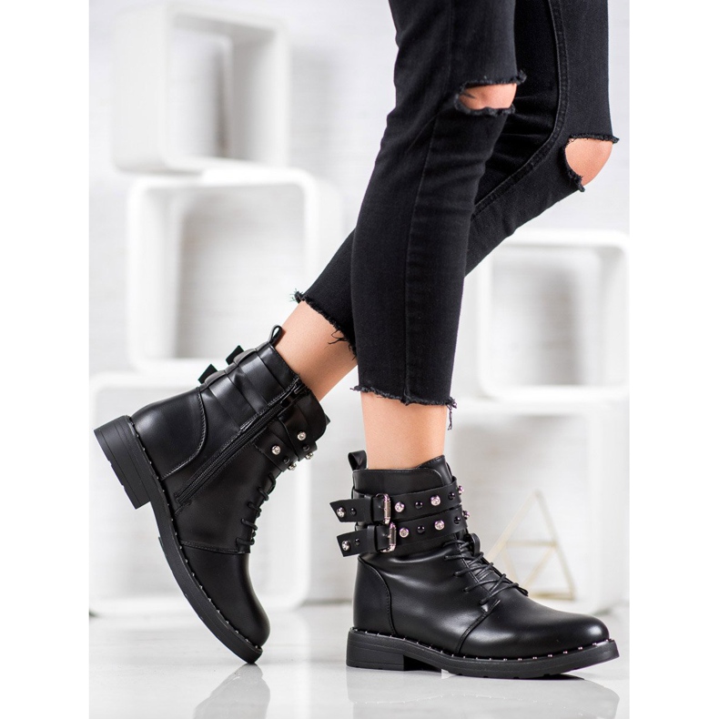 SDS Lavoratori Con Cubic Zirconia nero 1
