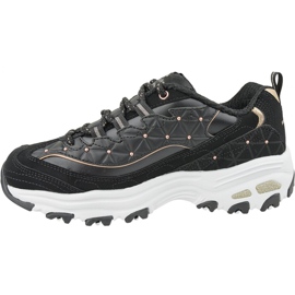 Skechers D'Lites W 13087-BKRG nero 1