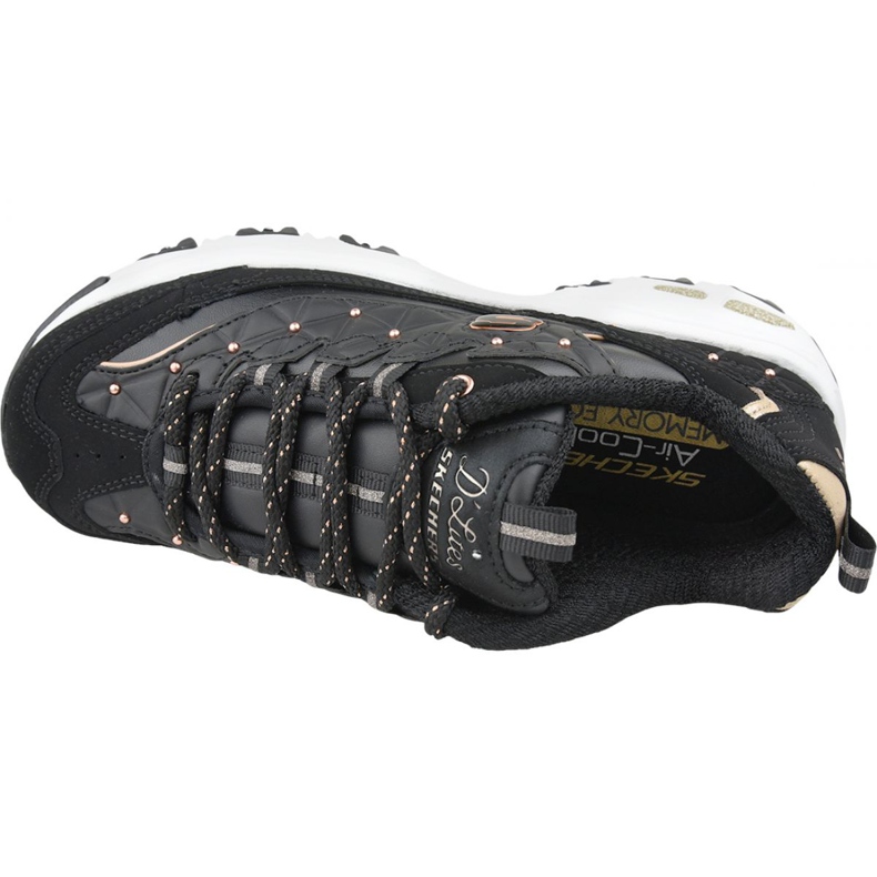 Skechers D'Lites W 13087-BKRG nero 2