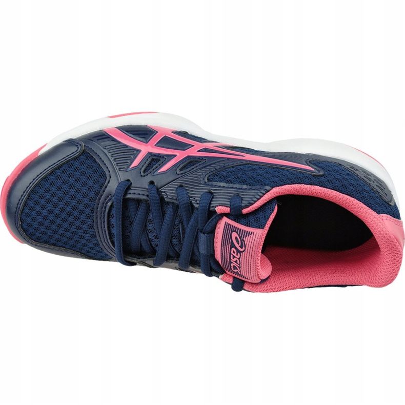 Asics Upcourt 3 W 1072A012-407 scarpe da pallavolo giallo blu navy 2