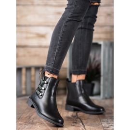 SHELOVET Eleganti stivali Chelsea nero 2