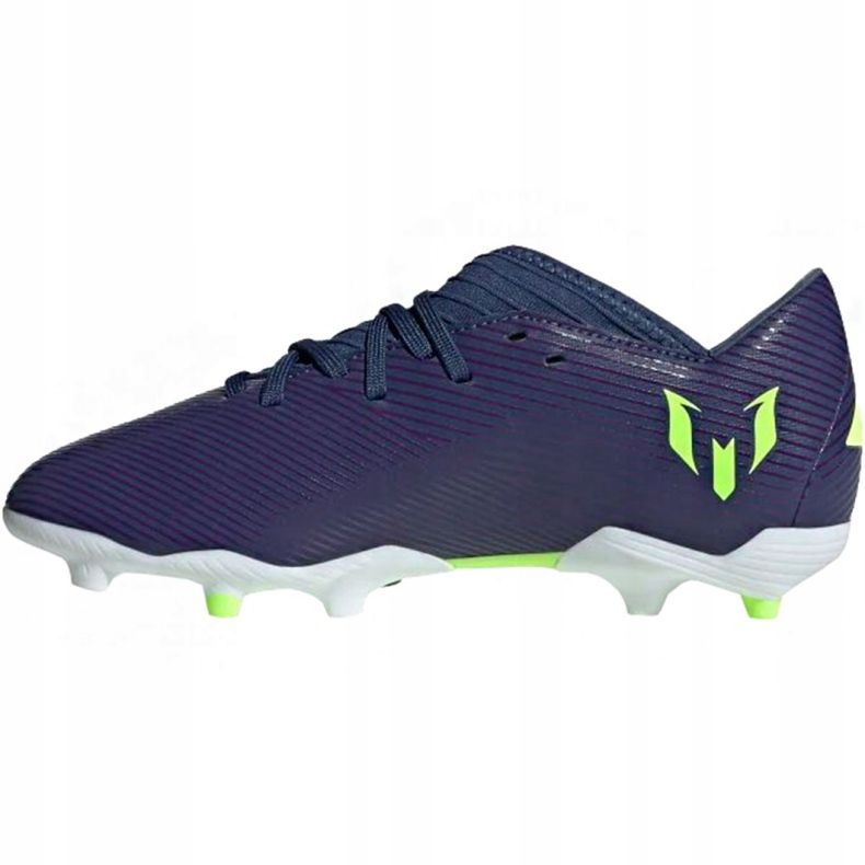 Scarpe da calcio Adidas Nemeziz Messi 19.3 Fg Jr EF1814 giallo viola 2