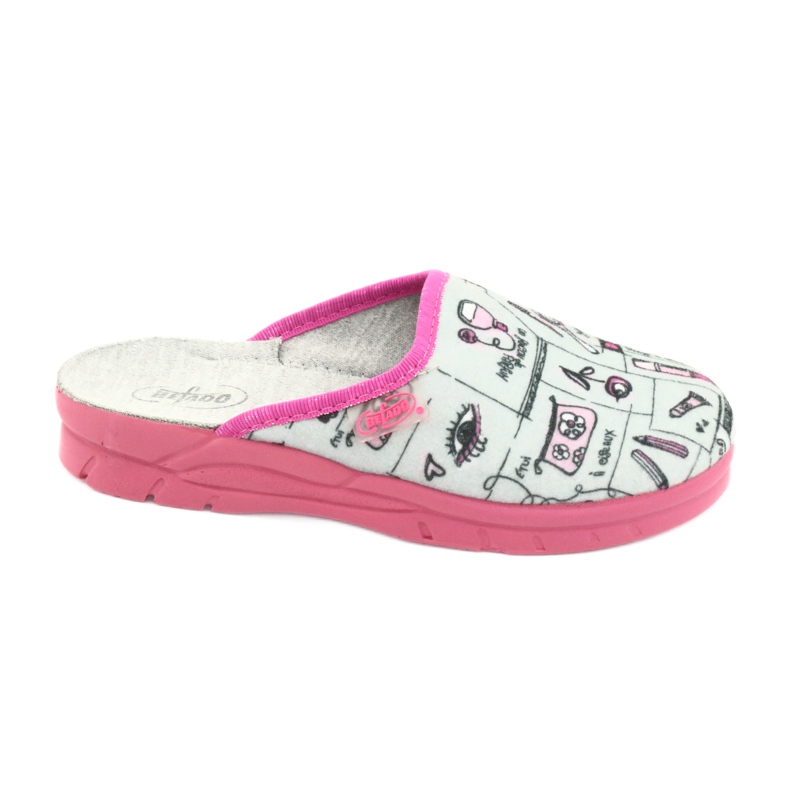 Scarpe per bambini Befado 708X002 rosa bianca 1