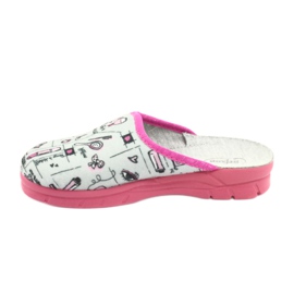 Scarpe per bambini Befado 708X002 rosa grigio 2
