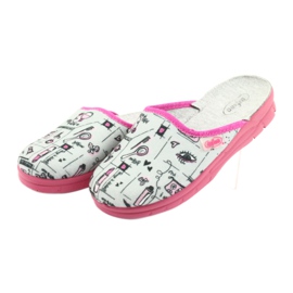 Scarpe per bambini Befado 708X002 rosa grigio 3