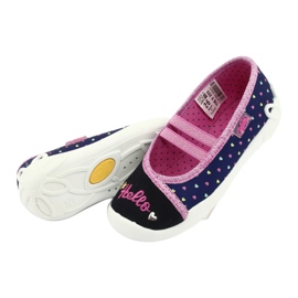 Scarpe per bambini Befado 116X255 blu navy rosa 5