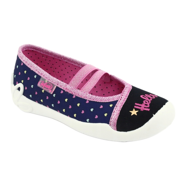 Scarpe per bambini Befado 116X255 blu navy rosa 1