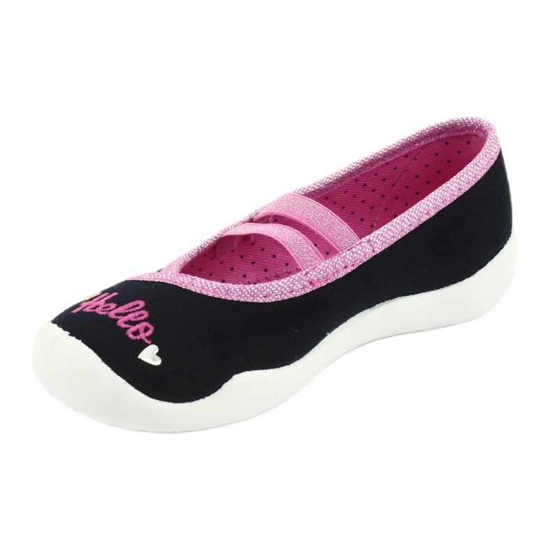 Scarpe per bambini Befado 116X255 blu navy rosa 2