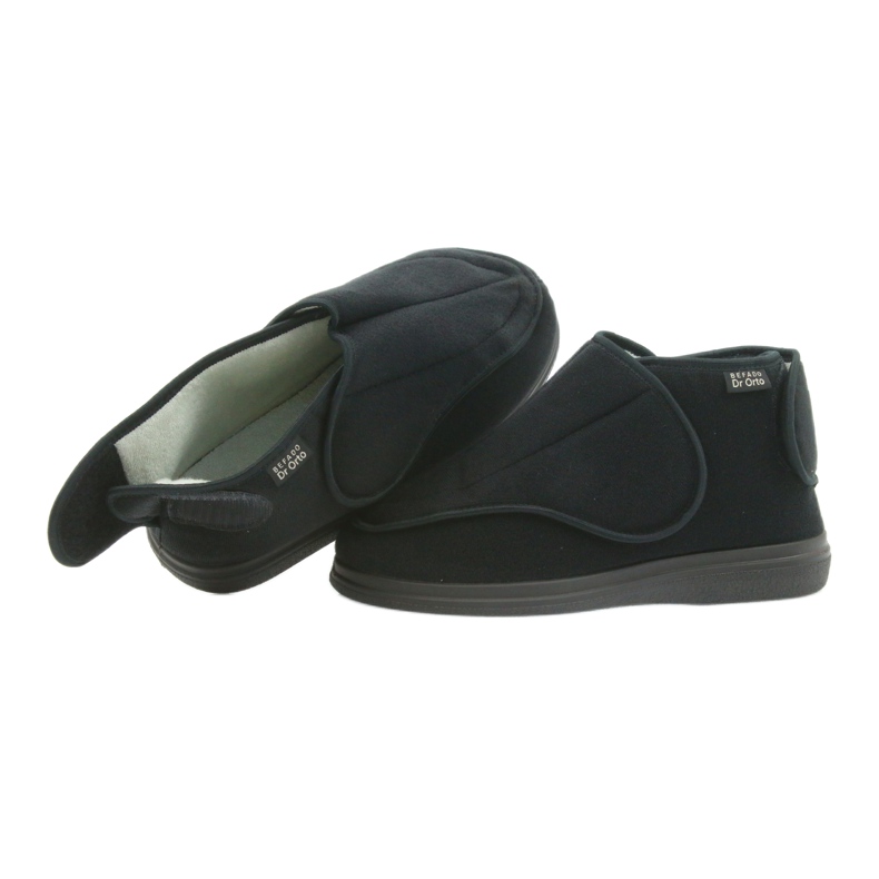 Dr.tori Befado maschile Slifors PU 163M002 Black nero 3
