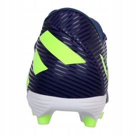 Adidas Nemeziz Messi 19.3 Fg M EF1806 scarpe viola blu navy 2
