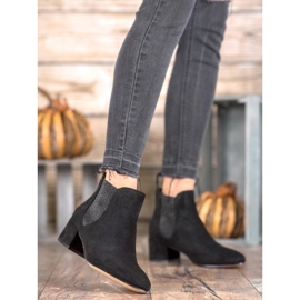 Ideal Shoes Stivaletti Chelsea Con Glitter nero 2