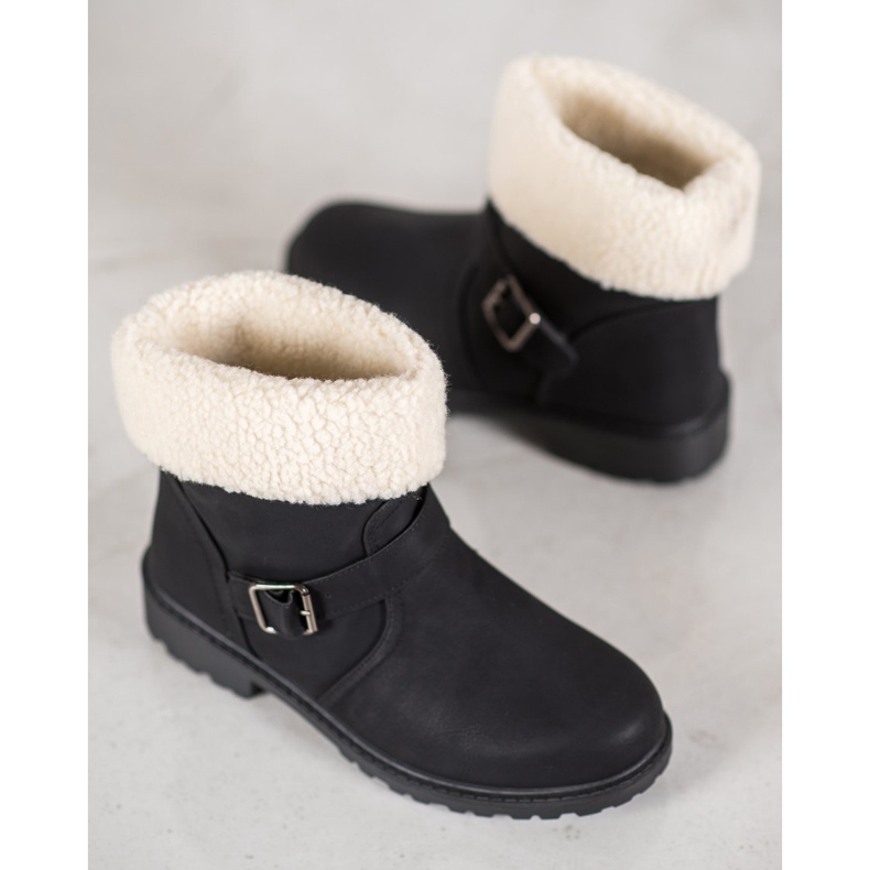 SHELOVET Stivali Con Pelle Di Pecora nero 2