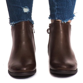Stivali caldi J606 Camel marrone 1