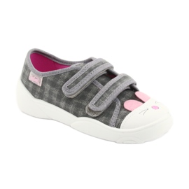 Scarpe per bambini Befado 907P108 rosa grigio 2