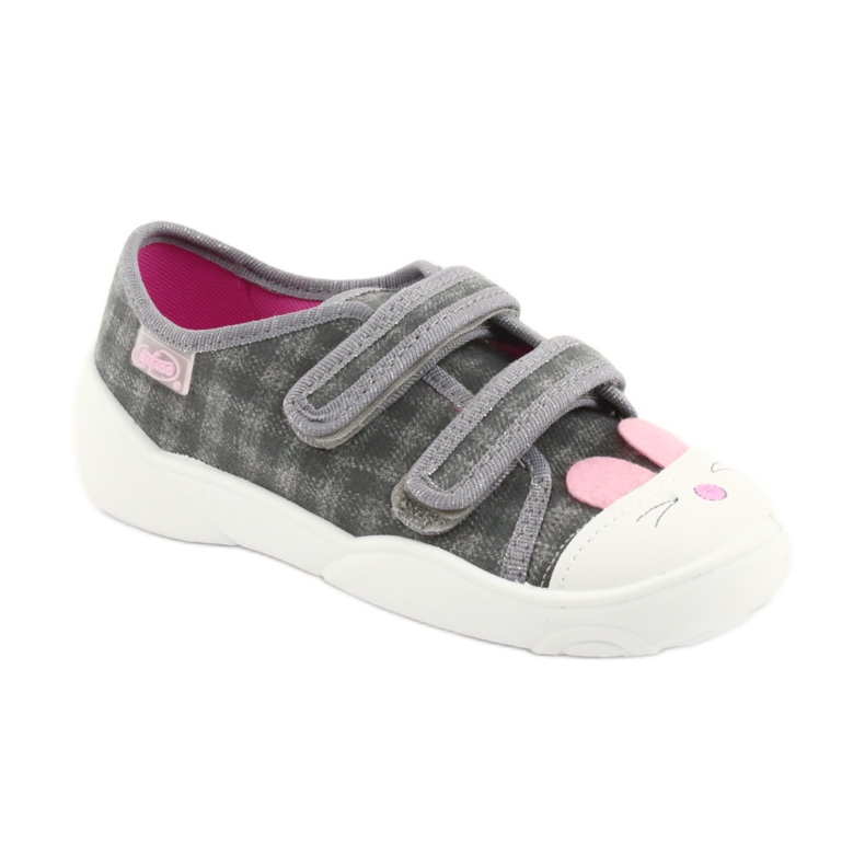 Scarpe per bambini Befado 907P108 rosa grigio 2