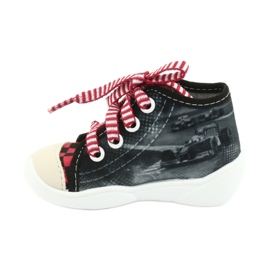 Scarpe per bambini Befado 218P050 nero rosso grigio 2