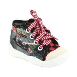 Scarpe per bambini Befado 218P050 nero rosso grigio 1