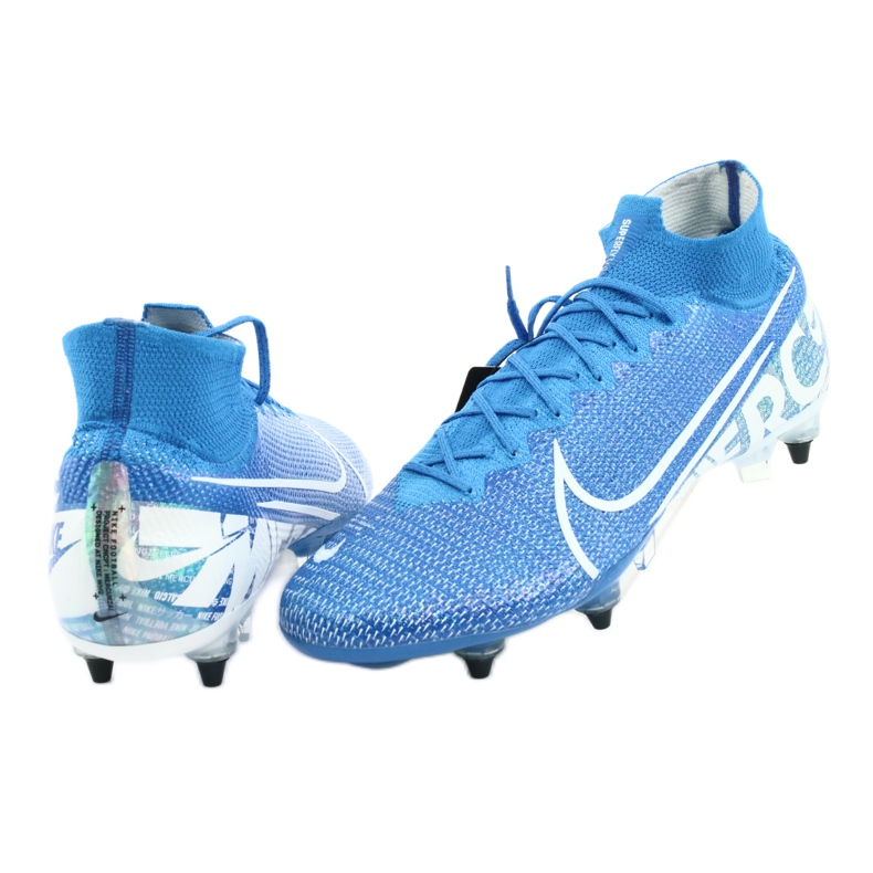 Nike Mercurial Superfly 7 Elite SG-Pro Ac M AT7894-414 scarpe da calcio blu 4