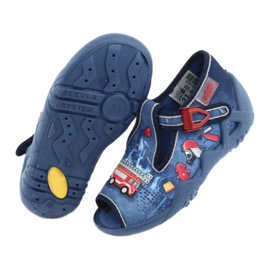 Scarpe per bambini Befado 217P101 rosso blu navy blu 5