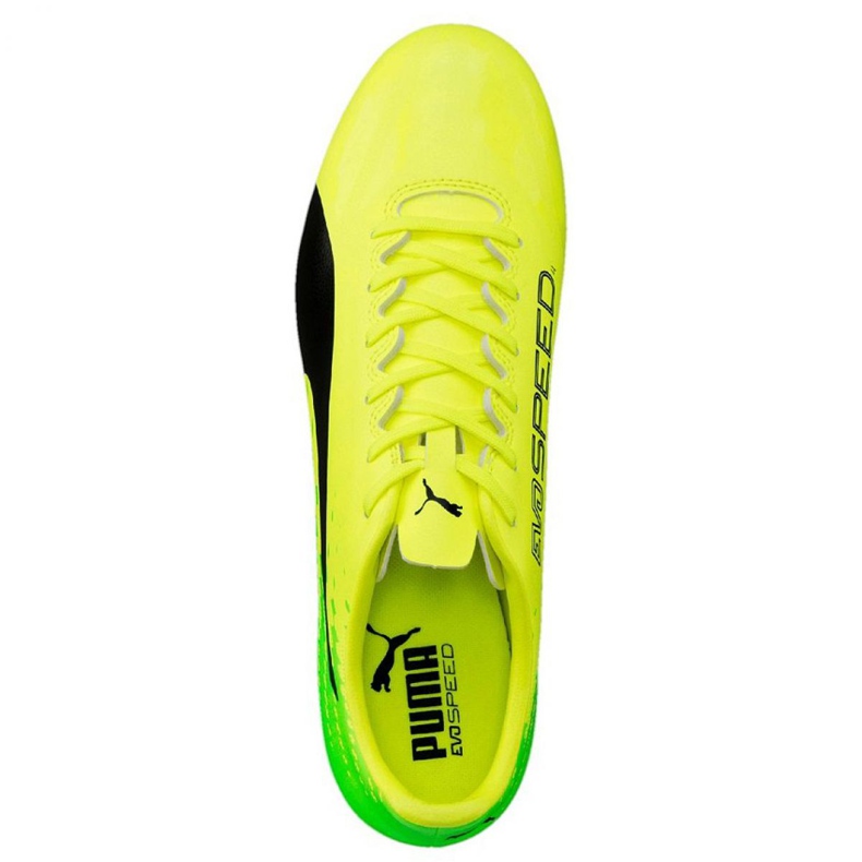 Scarpe da calcio Puma Evo Speed ​​17.4 Fg M 104017 01 multicolore giallo 1