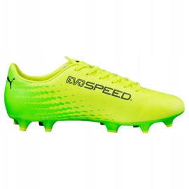 Scarpe da calcio Puma Evo Speed ​​17.4 Fg M 104017 01 multicolore giallo 2