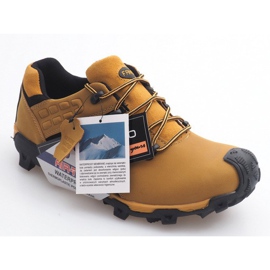 Scarponi Trekking Pelle Nat HLD923 Camel multicolore giallo 2