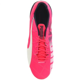 Scarpe da calcio Puma Evo Speed ​​3.3 Fg M 103014 03 rosa rosa 1