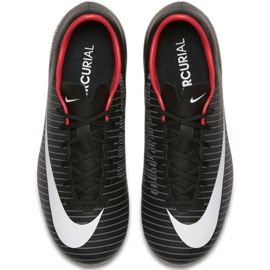 Nike Mercurial Vapor Xi Fg Jr 831945-002 scarpe da calcio nero nero 1