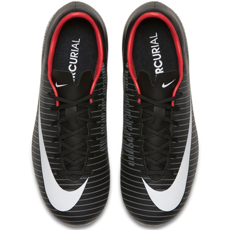 Nike Mercurial Vapor Xi Fg Jr 831945-002 scarpe da calcio nero nero 1