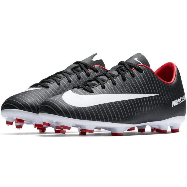 Nike Mercurial Vapor Xi Fg Jr 831945-002 scarpe da calcio nero nero 2