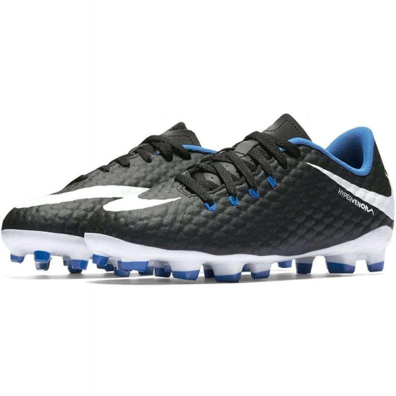 Nike Hypervenom Phelon Iii Fg Jr 852595-002 nero nero 2
