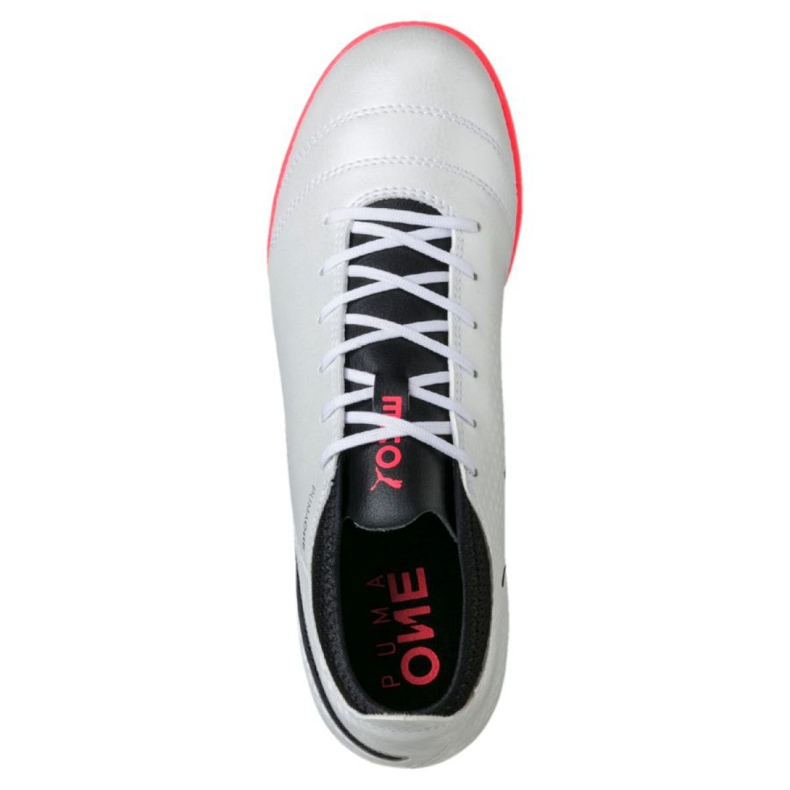 Scarpe da calcio Puma One 17.4 Tt M 104078 01 bianca bianca 1