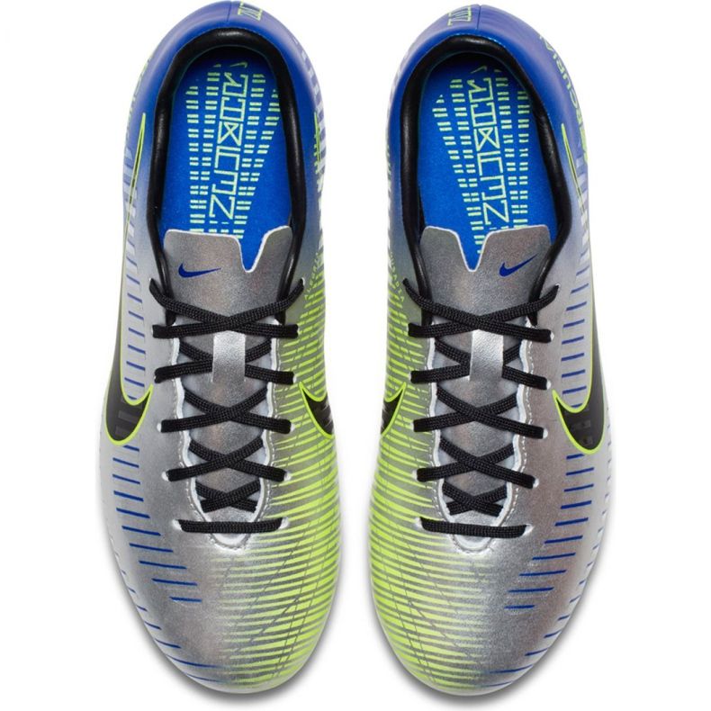 Nike Mercurial Victory 6 Neymar Fg Jr 921488-407 scarpe da calcio grigio argento 1