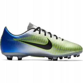 Nike Mercurial Victory 6 Neymar Fg Jr 921488-407 scarpe da calcio grigio argento 2