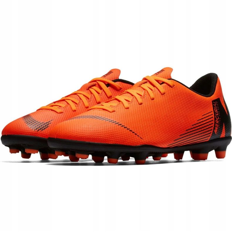 Nike Mercurial Vapor 12 Club Mg Jr AH7350-810 scarpe da calcio arancia arancia 2