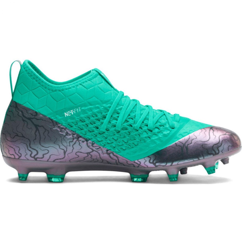 Scarpe da calcio Puma Future 2.3 Netfit Fg Ag Color Shift M 104832 01 verde verde 2