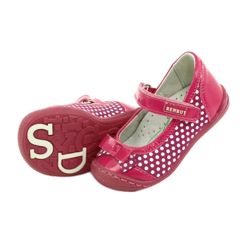 Ballerine da bambina Ren But 1405 rosa bianco 5
