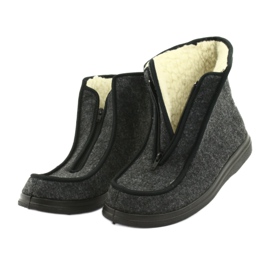 Scarpe da uomo Befado pu 996M004 grigio 5